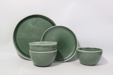 12pc reactive glaze green - 12pc,