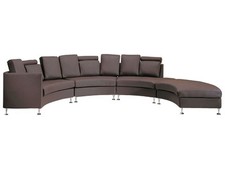 7 Seater Curved Leather