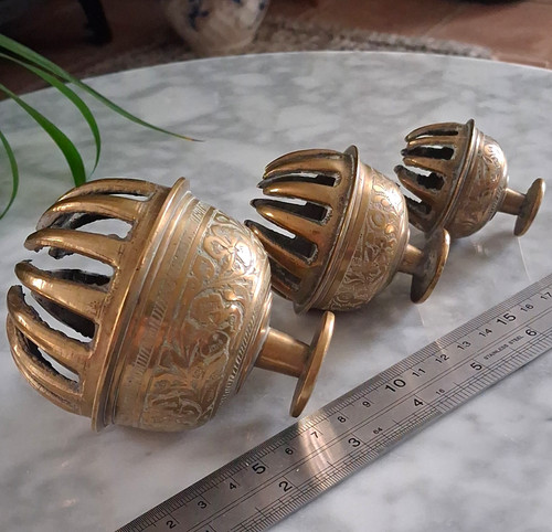 Vintage indian brass elephant - indian,