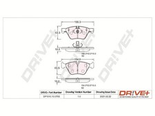 FRONT BRAKE PAD SET DISC BRAKE