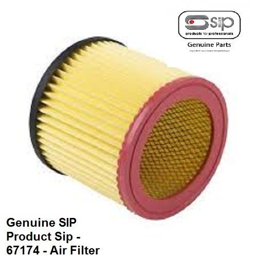 Air filter cartridge for use - for,