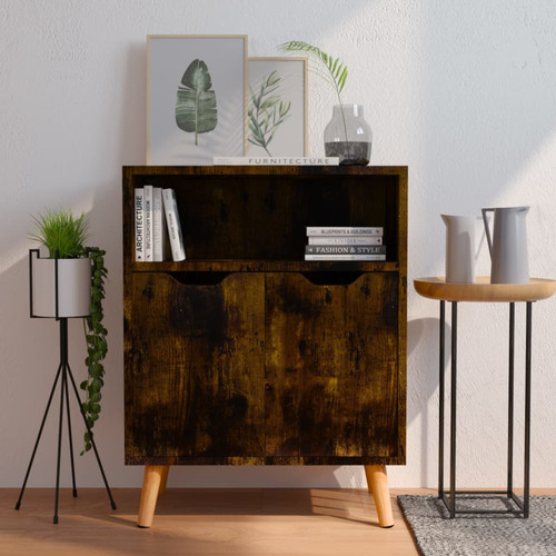 Sideboard smoked oak 60x30x72 - sideboard,