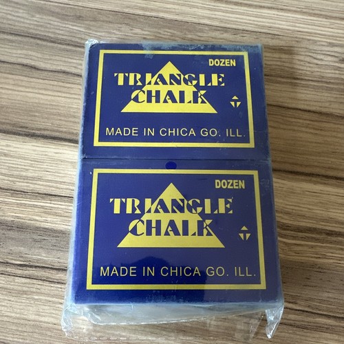 Triangle chalk cue - triangle, dozen