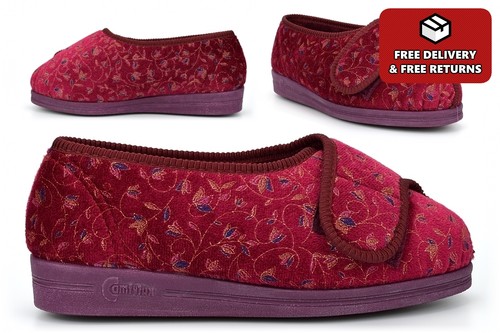 Womens wide fit - wide, slippers