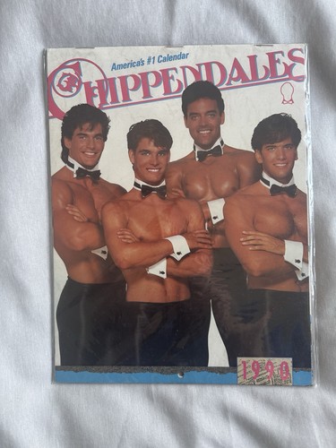 Chippendales calendar 1990 - chippendales,