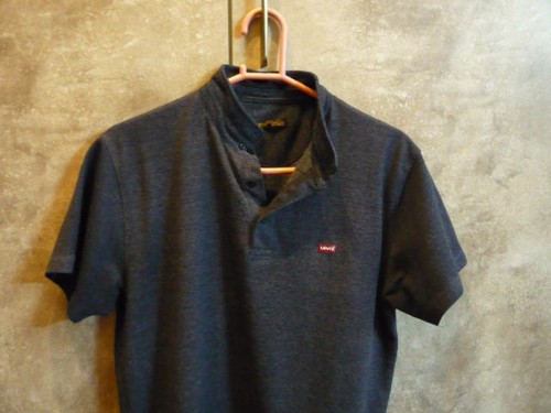 Mens charcoal grey polo shirt - charcoal,