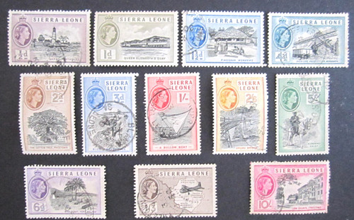 Qeii sierra leone 1956 - qeii.,