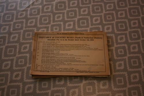 Timetable london transport - london,