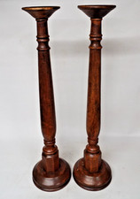 VERY LARGE 82cm PAIR  CARVED