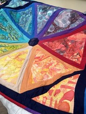 Quilt picnic Blanket Rainbow