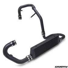 BLACK ALLOY FRONT MOUNT INTERCOOLER FMIC FOR SEAT LEON MK1 CUPRA 1.8T 20V 99-05