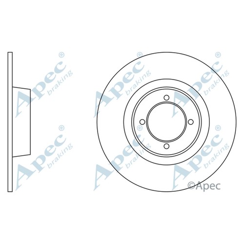 Brake discs solid - brake,