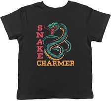 World Snake Day Kids T-Shirt Snake Charmer Childrens Boys Girls Gift