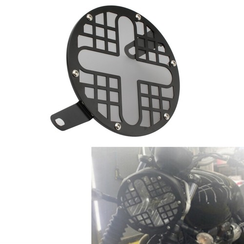 1pc gray headlight grille mesh - 1pc,