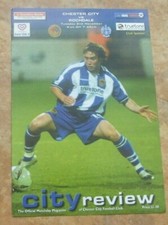 2004-05  Chester City  v  Rochdale   -  LDV Vans Trophy