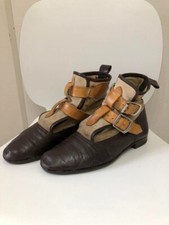 Vivienne Westwood Worlds End Men Seditionaries Boots Punk Brown Beige Vintage JP
