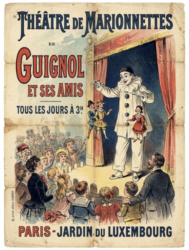 French marionette puppet - french,