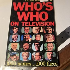 Whos Who On Television - TV Times Extra