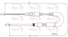 APEC Rear Brake Cable for