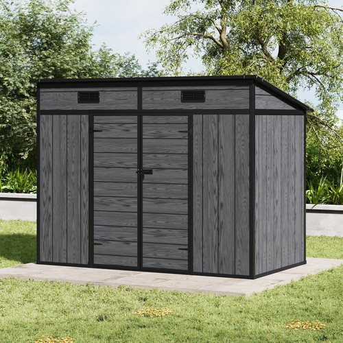 4x8ft plastic garden shed - garden,