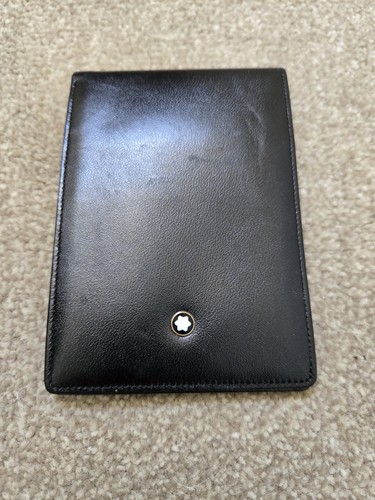 Montblanc leather wallet - leather,