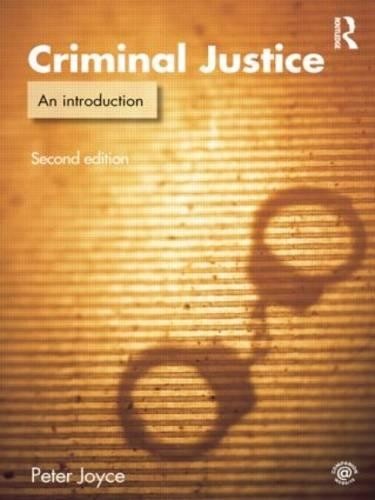 Criminal justice an - criminal,