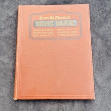 News Chronicle Song Book Hymns Spirituals Sea Shanties Sheet Music Vintage