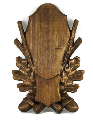 Wooden base shield trophy - shield,