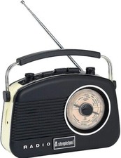 STEEPLETONE BABY BRIGHTON BLUETOOTH AND FM CLASSIC RETRO RADIO