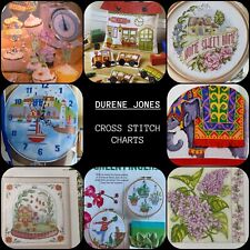 DURENE JONES CROSS STITCH CHARTS DROP DOWN MENU