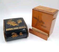 Japanese Box Laquered Wood