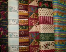 Assorted Border Fabrics from
