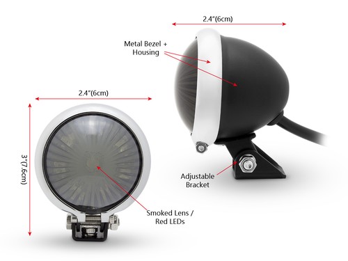 Motorbike led stop - motorbike,