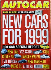 AUTOCAR MAGAZINE 30-DEC-98 -