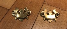 2x ORNATE BRASS SWING DROP