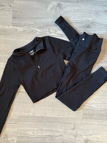 Plt black ribbed - plt, seamless