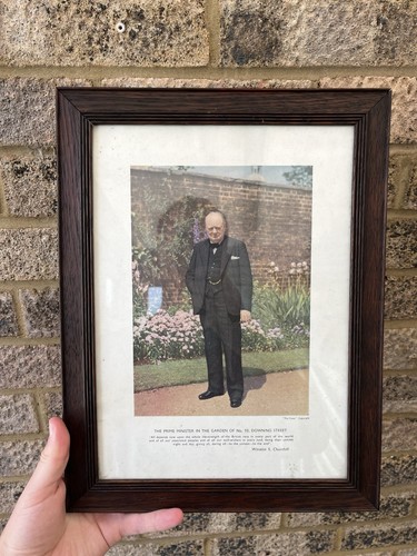 Vintage wood framed - framed, print