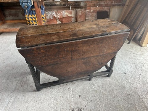 Oak gateleg table mid - oak,