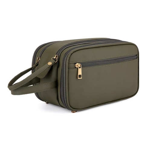 Leather toiletry bag for - pu,