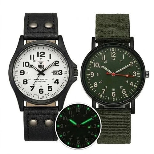 Men military leather - military,