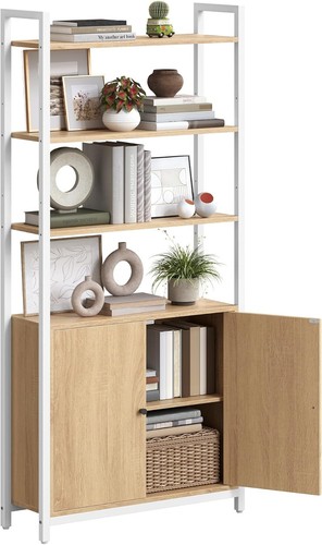 Tier vertical bookcase with - 6,