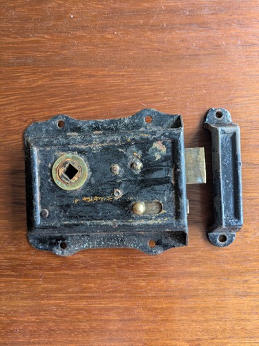 1930s bathroom rim lock - rim,