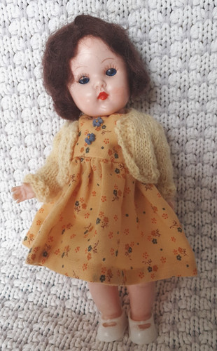Handmade dress and cardigan