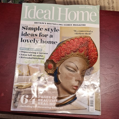 Vintage bossons chalkware head - chalkware,