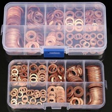 200x Copper Washer Gasket Nut
