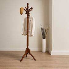 Wooden Hallway Coat Stand With