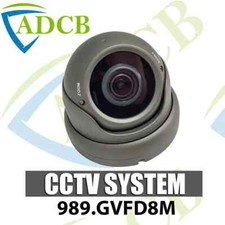 Clearance IR Eyeball CCTV Dome Camera Grey Varifocal 8MP 4K AHD TVI CVI CVBS