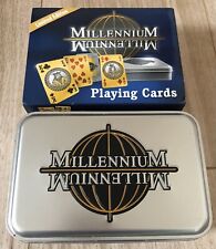 Carta Mundi MILLENNIUM Limited Edition Gold & Silver Playing Cards Twin pack