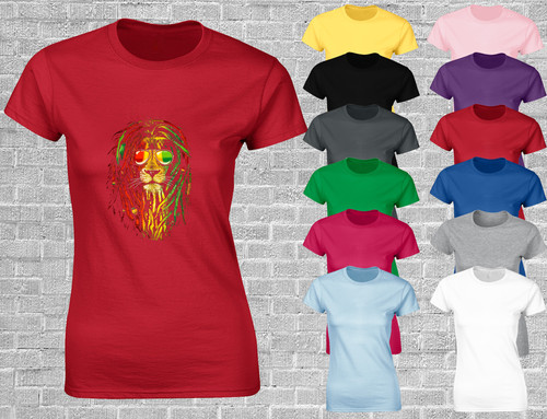 Reggae lion ladies - reggae, shirt