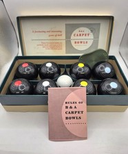 Vintage B&A Carpet Bowls